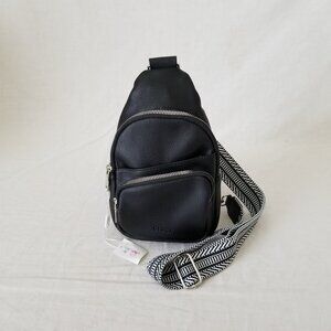 NWT! Cluci Faux Leather Shoulder/Crossbody w/Anti-Theft & Adj. Strap